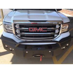 Hammerhead Bumpers - Hammerhead 600-56-0127Y Winch Front Bumper with Pre-Runner Guard and Square Light Holes for GMC Yukon 1992-2000 - Image 2