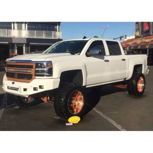 Hammerhead Bumpers - Hammerhead 600-56-0501 Low Profile Front Bumper with Square Light Holes for Chevy Silverado 1500 2016-2018 - Image 4