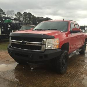 Hammerhead Bumpers - Hammerhead 600-56-0444 Low Profile Front Bumper with Square Light Holes for Chevy Silverado 2500/3500 2007-2010 - Image 2