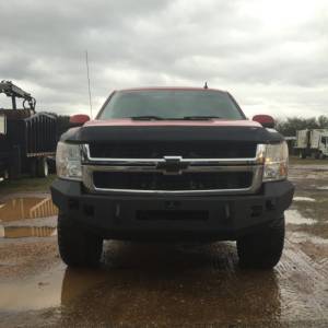 Hammerhead Bumpers - Hammerhead 600-56-0444 Low Profile Front Bumper with Square Light Holes for Chevy Silverado 2500/3500 2007-2010 - Image 3