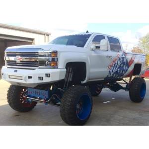 Hammerhead Bumpers - Hammerhead 600-56-0415 Low Profile Front Bumper with Square Light Holes for Chevy Silverado 2500/3500 2015-2019 - Image 3