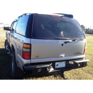 Hammerhead 600-56-0202S Rear Bumper without Sensor Holes and Round Reverse Light for Chevy Suburban 2000-2006