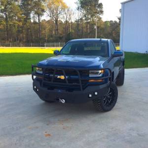 Hammerhead Bumpers - Hammerhead 600-56-0636 X-Series Winch Front Bumper with Full Brush Guard and Sensor Holes for Chevy Silverado 1500 2016-2018 - Image 2