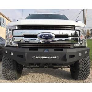 Hammerhead Bumpers - Hammerhead 600-56-0670 Low Profile Front Bumper with Square Light Holes for Ford F250/F350/F450/F550 2017-2021 - Image 5