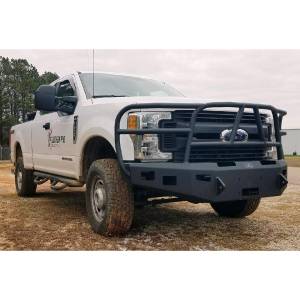 Hammerhead Bumpers - Hammerhead 600-56-0588 X-Series Winch Front Bumper with Full Brush Guard and Square Light Holes for Ford F250/F350/F450/F550 2017-2021 - Image 2