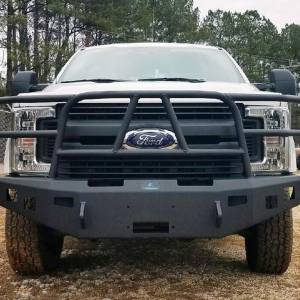 Hammerhead Bumpers - Hammerhead 600-56-0588 X-Series Winch Front Bumper with Full Brush Guard and Square Light Holes for Ford F250/F350/F450/F550 2017-2021 - Image 3