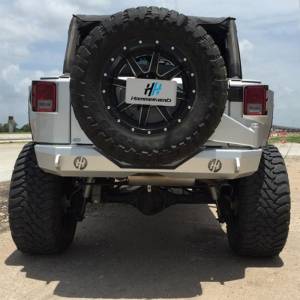 Hammerhead 600-56-0319 Stubby Standard Rear Bumper for Jeep Wrangler JK 2007-2017