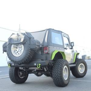 Hammerhead Bumpers - Hammerhead 600-56-0479 Stubby Flush Mount Rear Bumper for Jeep Wrangler JK 2007-2017 - Image 2
