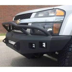 Hammerhead Bumpers - Hammerhead 600-56-0678 Low Profile Fleet Front Bumper with Pre-Runner Guard and Square Light Holes for Chevy Colorado 2003-2012 - Image 2