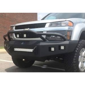 Hammerhead Bumpers - Hammerhead 600-56-0678 Low Profile Fleet Front Bumper with Pre-Runner Guard and Square Light Holes for Chevy Colorado 2003-2012 - Image 3