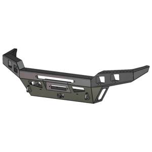 Hammerhead 600-56-0840 Low Profile Winch Front Bumper with Square Light Holes for Toyota Tacoma 2016-2020