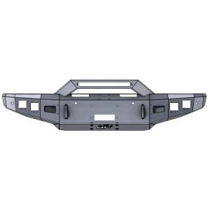 Hammerhead 600-56-0904 Low Profile Winch Front Bumper with Formed Guard and Square Light Holes for Nissan Titan 2016-2020