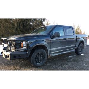 Hammerhead Bumpers - Hammerhead 600-56-0814 X-Series Winch Front Bumper with Full Brush Guard and Square Light Holes for Ford F150 2018-2020 - Image 3