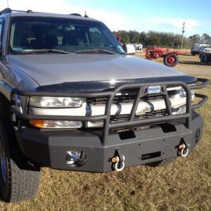 Hammerhead Bumpers - Hammerhead Chevrolet 1500/Tahoe/Suburban X-Series Full Brush Guard Winch Front Bumper 1999-2006 - Image 3