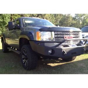 Hammerhead Bumpers - Hammerhead 600-56-0164 Winch Front Bumper with Pre-Runner Guard and Square Light Holes for GMC Sierra 2500/3500 2011-2014 - Image 2