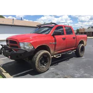Hammerhead Bumpers - Hammerhead 600-56-0271 Winch Front Bumper with Pre-Runner Guard and Square Light Holes for Dodge Ram 1500 2013-2018 - Image 4