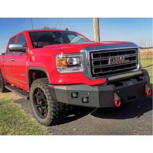 Hammerhead 600-56-0357 Winch Front Bumper with Square Light Holes for GMC Sierra 2500/3500 2011-2014