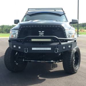 Hammerhead 600-56-0394 Low Profile Non-Winch Front Bumper with Pre-Runner Guard for Dodge Ram 2500/3500/4500/5500 2010-2018