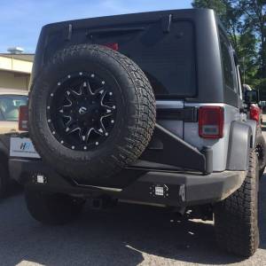 Hammerhead Bumpers - Hammerhead 600-56-0496 Full Width Flush Mount Rear Bumper for Jeep Wrangler JK 2007-2017 - Image 2