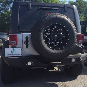 Hammerhead Bumpers - Hammerhead 600-56-0496 Full Width Flush Mount Rear Bumper for Jeep Wrangler JK 2007-2017 - Image 3