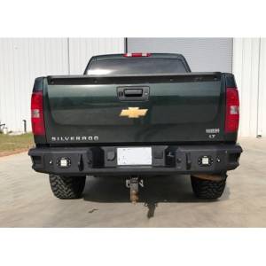 Hammerhead Bumpers - Hammerhead 600-56-0523 Flush Mount Rear Bumper with Sensor Holes for Chevy Silverado/GMC Sierra 1500 2007-2013 - Image 2