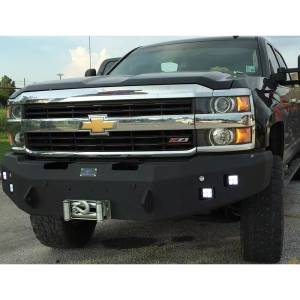 Hammerhead 600-56-0185 Winch Front Bumper with Square Light Holes for Chevy Silverado/GMC Sierra 1500 1988-1998