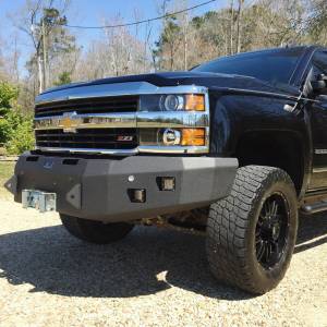 Hammerhead 600-56-0276 Winch Front Bumper with Square Light Holes and Sensor Holes for Chevy Silverado 2500/3500 2015-2019