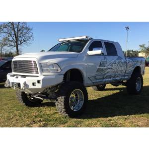 Hammerhead Bumpers - Hammerhead 600-56-0493 Winch Front Bumper with Square Light Holes and Sensor Holes for Dodge Ram 2500/3500/4500/5500 2010-2018 - Image 2