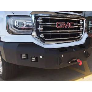 Hammerhead Bumpers - Hammerhead 600-56-0273 Winch Front Bumper with Square Light Holes and Sensor Holes for GMC Sierra 2500/3500 2015-2019 - Image 2