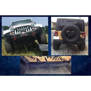 Hammerhead 600-56-0406 Full Width Cab Length 4-Door Running Board for Jeep Wrangler JK 2007-2017