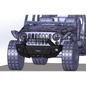 Hammerhead 600-56-0631 X-Series Stubby Cab Length 2-Door Running Board Kit for Jeep Wrangler JK 2007-2017