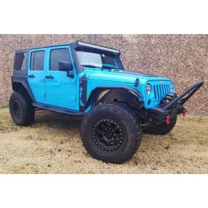 Hammerhead Bumpers - Hammerhead 600-56-0696 Minimalist Stinger Front Bumper and OEM Fog Holes for Jeep Wrangler JK 2007-2017 - Image 2