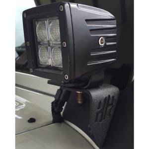 Hammerhead Bumpers - Hammerhead 600-56-0456 Cube Light Mount for Jeep Wrangler JK 2007-2017 - Image 3