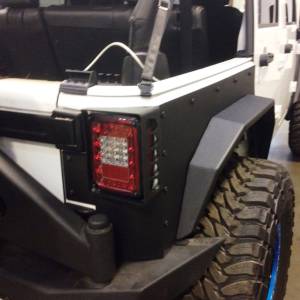 Hammerhead Bumpers - Hammerhead 600-56-0513 Rear Fender Flares for Jeep Wrangler JK 2007-2017 - Image 2