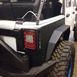 Hammerhead Bumpers - Hammerhead 600-56-0513 Rear Fender Flares for Jeep Wrangler JK 2007-2017 - Image 5