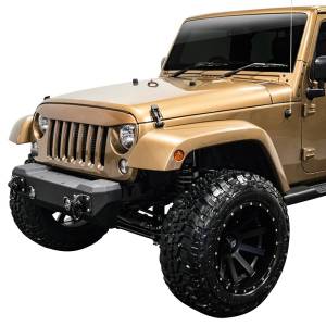 Iron Cross - Iron Cross GP-1000 Stubby Front Bumper for Jeep Wrangler JK 2007-2018 - Image 2