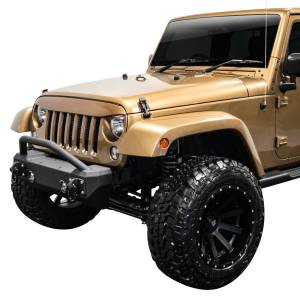 Iron Cross - Iron Cross GP-1200 Stubby Front Bumper with Bar for Jeep Wrangler JK 2007-2018 - Image 3