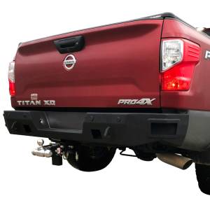 Hammerhead 600-56-0853 Flush Mount Rear Bumper with Sensor Holes for Nissan Titan XD 2016-2020