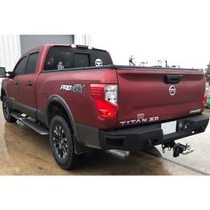 Hammerhead Bumpers - Hammerhead 600-56-0853 Flush Mount Rear Bumper with Sensor Holes for Nissan Titan XD 2016-2020 - Image 3