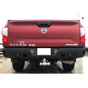 Hammerhead Bumpers - Hammerhead 600-56-0853 Flush Mount Rear Bumper with Sensor Holes for Nissan Titan XD 2016-2020 - Image 4