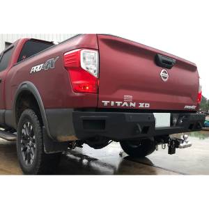 Hammerhead Bumpers - Hammerhead 600-56-0853 Flush Mount Rear Bumper with Sensor Holes for Nissan Titan XD 2016-2020 - Image 5