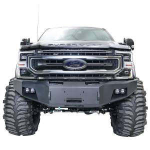Fab Fours FS05-A1251-1 Winch Front Bumper with Sensor Holes for Ford F250/F350/F450/F550 2005-2007