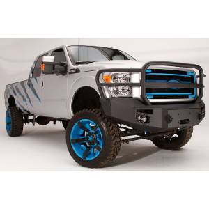 Fab Fours - Fab Fours FS11-A2550-1 Winch Front Bumper with Full Guard and Sensor Holes for Ford F250/F350 2011-2016 - Image 3