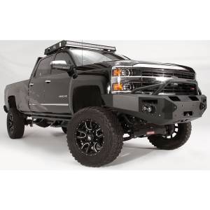 Fab Fours - Fab Fours CH14-C3052-1 Winch Front Bumper with Pre-Runner Guard and Sensor Holes for Chevy Silverado 2500/3500 2015-2019 - Image 3