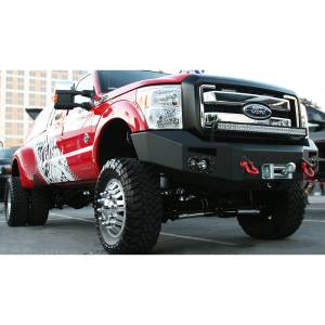 Fab Fours - Fab Fours FS11-A2651-1 Winch Front Bumper with Sensor Holes for Ford F450/F550 2011-2016 - Image 2