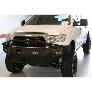 Fab Fours - Fab Fours TT07-H1852-1 Winch Front Bumper with Pre-Runner Guard for Toyota Tundra 2007-2013 - Image 2
