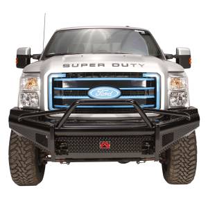 Fab Fours FS11-S2562-1 Black Steel Front Bumper with Pre-Runner Guard for Ford F250/F350/F450/F550 2011-2016