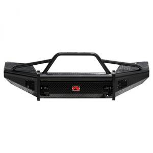 Fab Fours GM11-S2862-1 Black Steel Front Bumper with Pre-Runner Guard for GMC Sierra 2500/3500 2011-2014