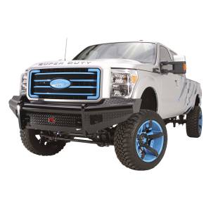 Fab Fours - Fab Fours FS11-S2561-1 Black Steel Front Bumper for Ford F250/F350/F450/F550 2011-2016 - Image 2