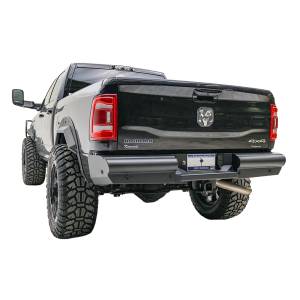 Fab Fours - Fab Fours DR94-U1650-1 Black Steel Elite Smooth Rear Bumper for Dodge Ram 2500/3500 1994-2002 - Image 2